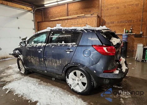 2013 Kia Sportage Lx from USA, damaged, VIN KNDPBCA22D7422701